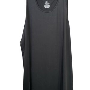 Harbor Bay DXL Muscle Tee Black 3XLT Tank NWT Big & Tall